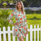 Moody Floral Long Sleeve Dress: Your Perfect Laced Winter Look