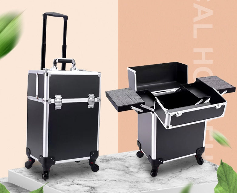 Large-Capacity Makeup Toolbox: Perfect for Professionals and Enthusiasts