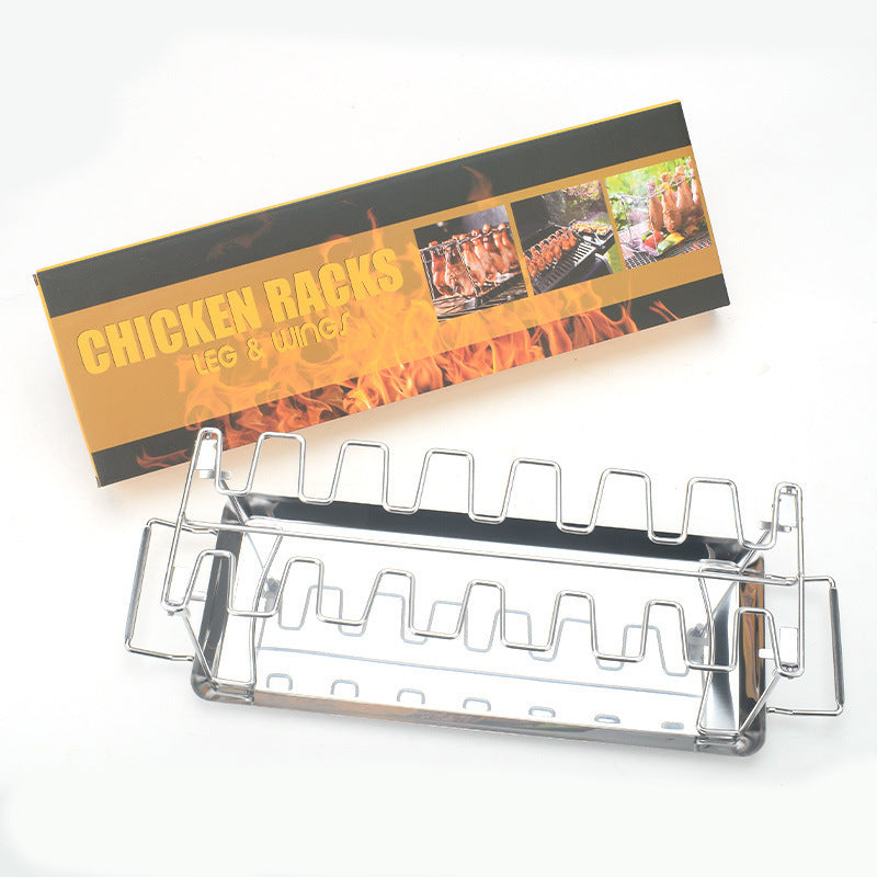 Portable Chicken Leg Rack – Perfect for BBQ Enthusiasts