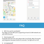 Pet GPS Tracker Dogs Cats No Monthly Fee Waterproof Smart Activity Locator