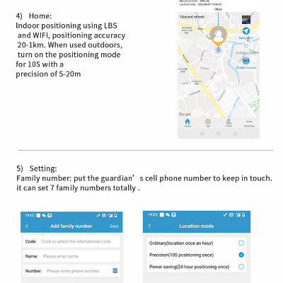 Pet GPS Tracker Dogs Cats No Monthly Fee Waterproof Smart Activity Locator