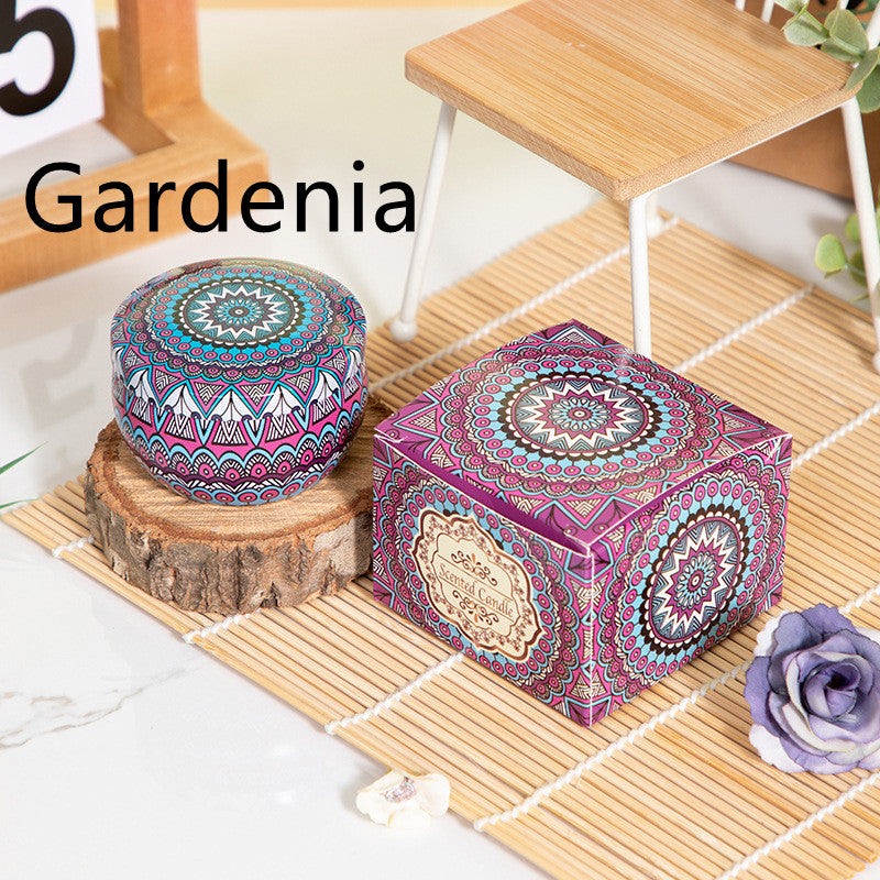 Aromatherapy Dried Petal Essential Oil Candle Home Purification Air