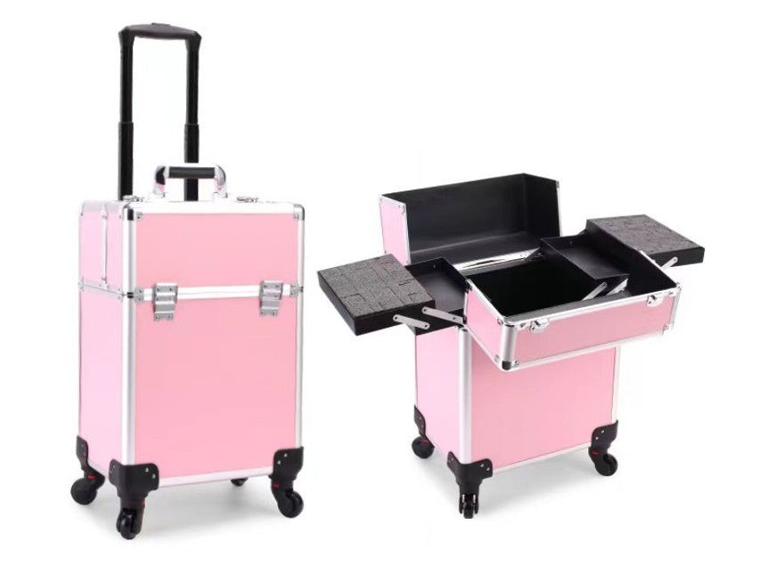 Large-Capacity Makeup Toolbox: Perfect for Professionals and Enthusiasts