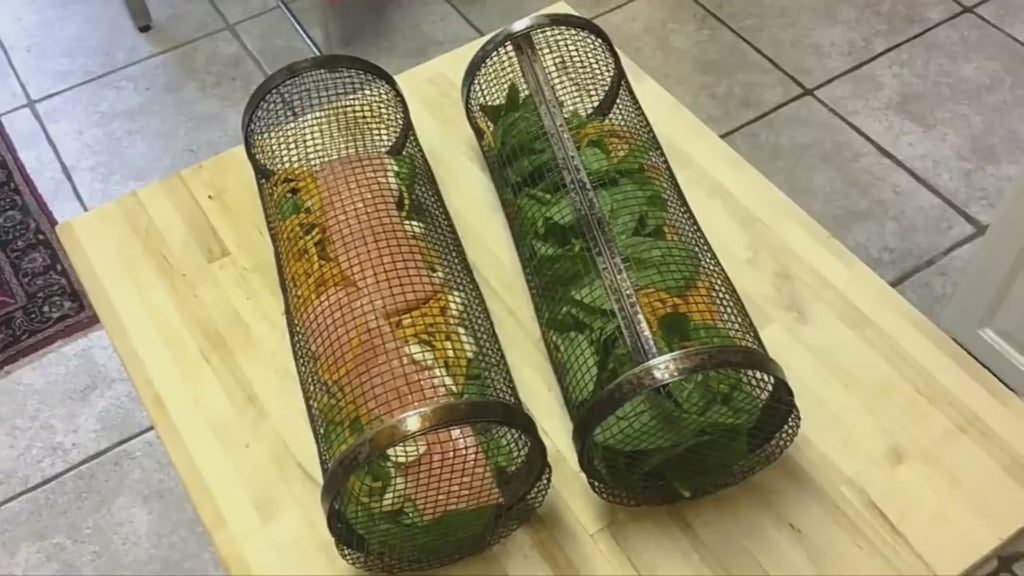 Portable Metal Grill Basket for Effortless Outdoor Barbecues