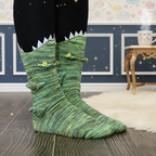 3D Knit Shark Attack Socks – Super Soft & Unique Winter Floor Socks "BEWARE OF THE SHARK BITE!"