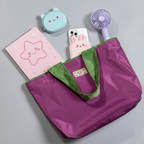 Eco-Friendly Foldable Tote: Perfect for Shopping & Beach