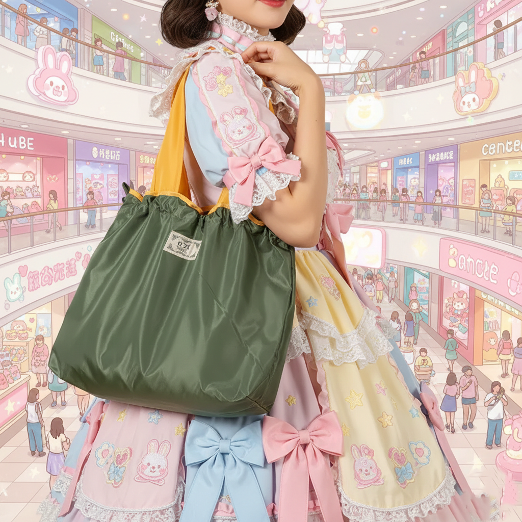 Eco-Friendly Foldable Tote: Perfect for Shopping & Beach